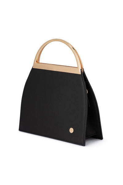 Aliza Top Handle Bag - Black